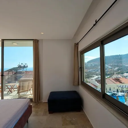 Triplex In With Pool & Partial Sea View * Kalkan